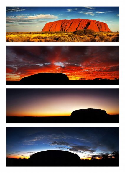 Панорама на Улуру / Ейърс Рок в Национален парк Ката Тюта